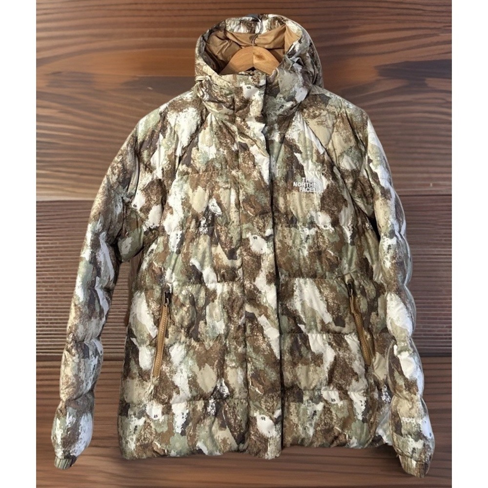 The North Face Women's Hydrenalite 600 Down Coat Midi Almond‎ Butter Sz Small